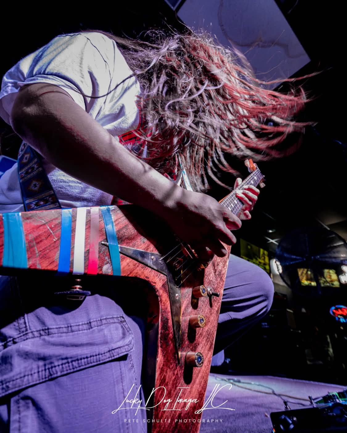 Xavier Ben, guitarist for Phoenix metal band, Starfire.